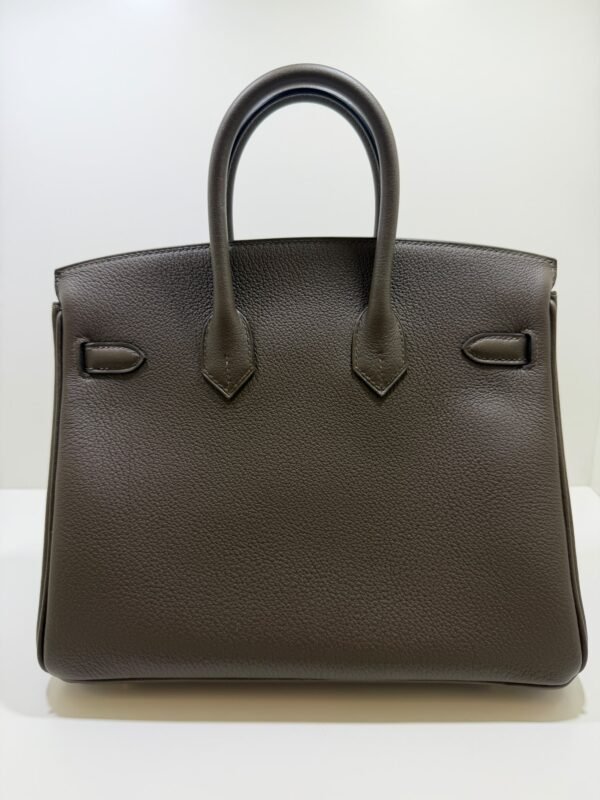 Hermès Birkin 25 retourne veau togo colore Vert loden ( verde scuro scuro )