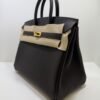 Hermès Birkin 25 retourne veau togo colore bai - brun ( cioccolato fondente ) NUOVA 2026 Settembre stampa K hardware dorato