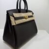 Hermès Birkin 25 retourne veau togo colore bai - brun ( cioccolato fondente ) NUOVA 2026 Settembre stampa K hardware dorato