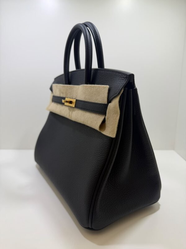 ermès Birkin 25 retourne veau togo colore noir( nero ) stampa G NUOVA 2026 hardware dorato full set con scontrino ufficiale Hermès pellicole