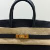 ermès Birkin 25 retourne veau togo colore noir( nero ) stampa G NUOVA 2026 hardware dorato full set con scontrino ufficiale Hermès pellicole