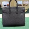 ermès Birkin 25 retourne veau togo colore noir( nero ) stampa G NUOVA 2026 hardware dorato full set con scontrino ufficiale Hermès pellicole