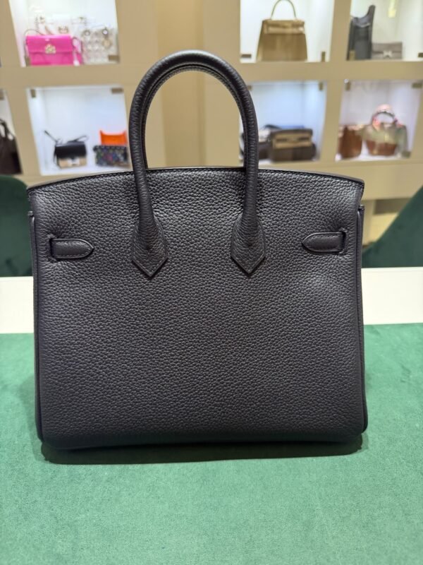 ermès Birkin 25 retourne veau togo colore noir( nero ) stampa G NUOVA 2026 hardware dorato full set con scontrino ufficiale Hermès pellicole