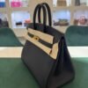 ermès Birkin 25 retourne veau togo colore noir( nero ) stampa G NUOVA 2026 hardware dorato full set con scontrino ufficiale Hermès pellicole