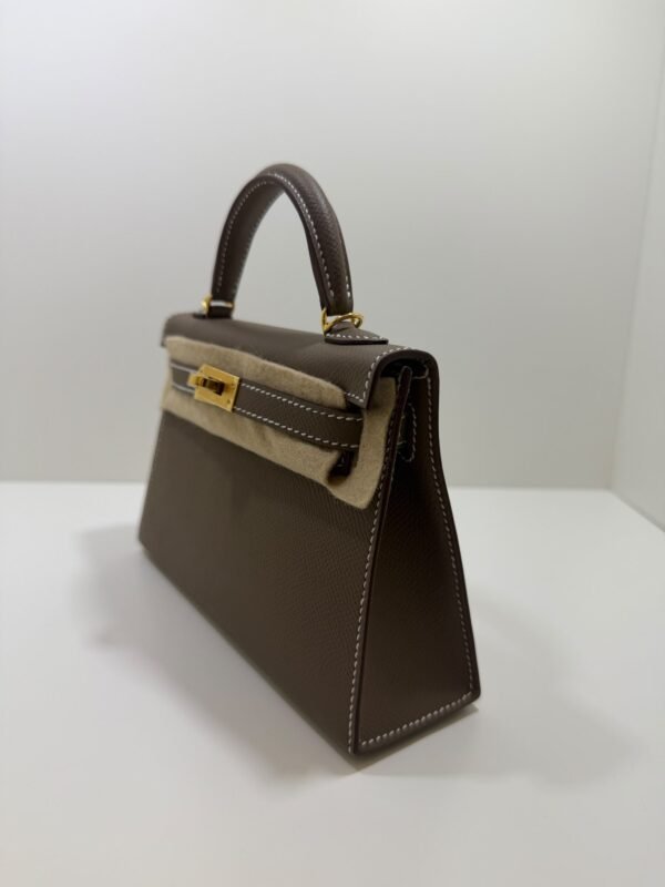 Hermès mini Kelly Sellier epsom color Etoupe ( Tortora ) NUOVA 2026