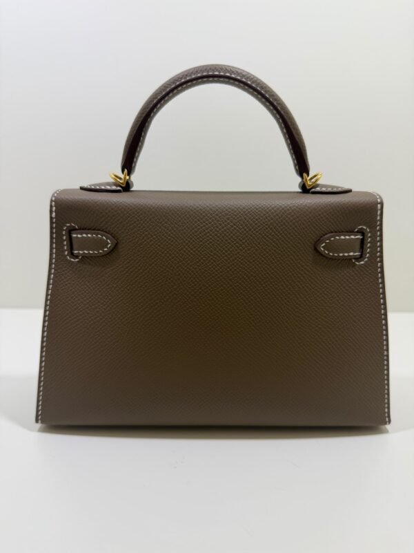 Hermès mini Kelly Sellier epsom color Etoupe ( Tortora ) NUOVA 2026
