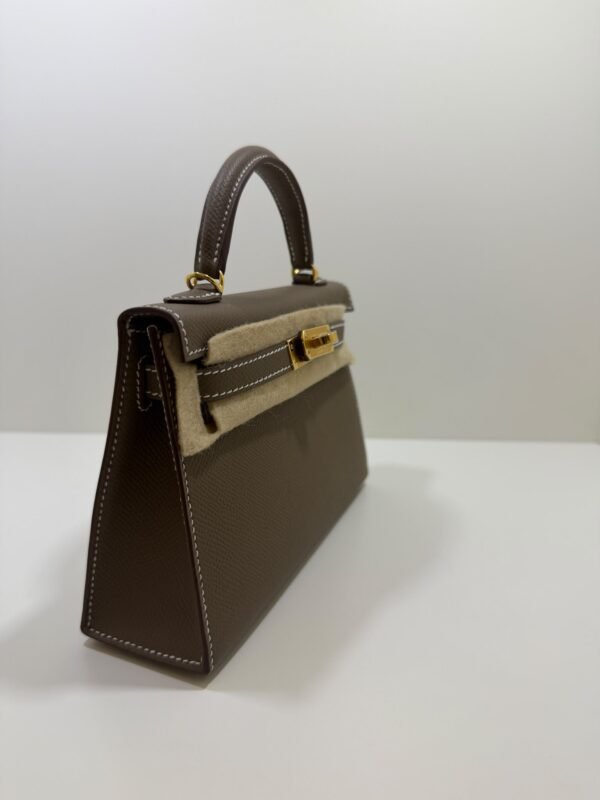 Hermès mini Kelly Sellier epsom color Etoupe ( Tortora ) NUOVA 2026
