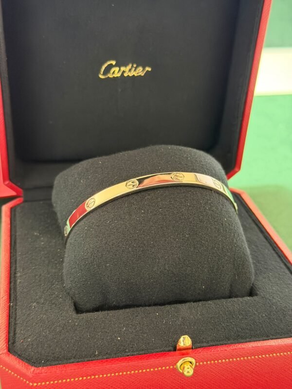 CARTIER LOVE BRACCIALE CLASSICO IN ORO bianco 18 KT