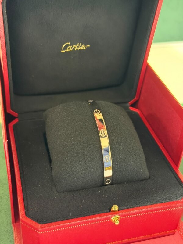 CARTIER LOVE BRACCIALE CLASSICO IN ORO bianco 18 KT