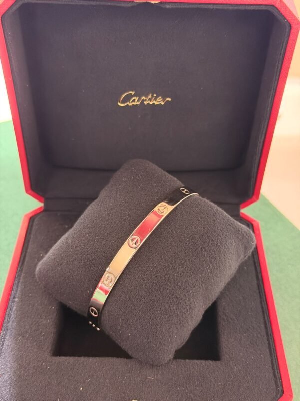 CARTIER LOVE BRACCIALE CLASSICO IN ORO bianco 18 KT