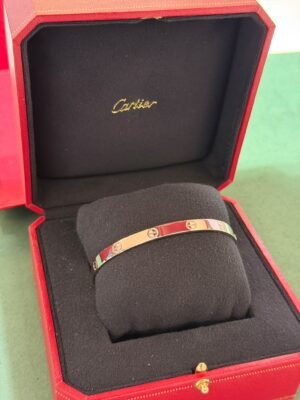 CARTIER LOVE BRACCIALE CLASSICO IN ORO bianco 18 KT