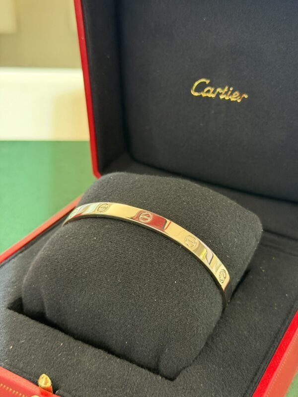 CARTIER LOVE BRACCIALE CLASSICO IN ORO bianco 18 KT