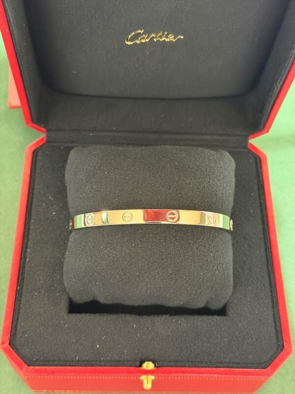 CARTIER LOVE BRACCIALE CLASSICO IN ORO bianco 18 KT