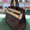 Hermès Birkin 25 veau swift color Rouge sell ( bordeaux )stampa G
