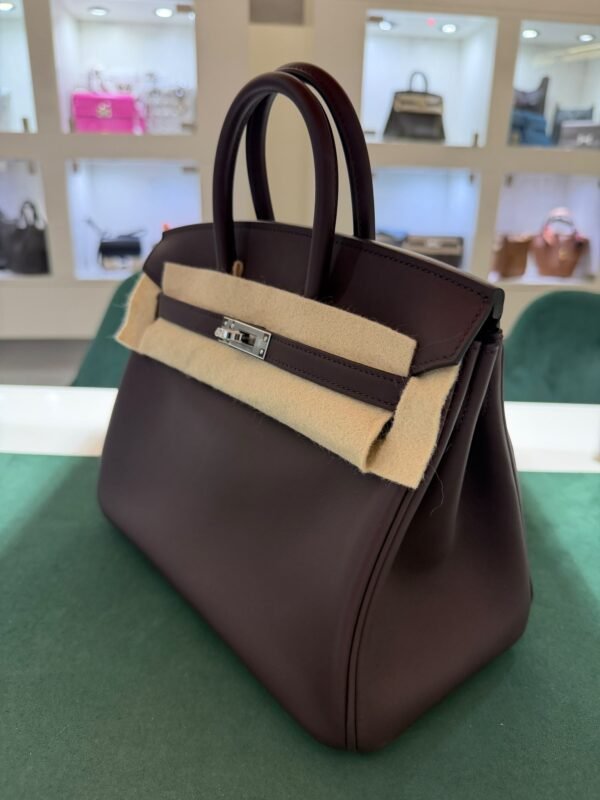 Hermès Birkin 25 veau swift color Rouge sell ( bordeaux )stampa G