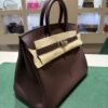 Hermès Birkin 25 veau swift color Rouge sell ( bordeaux )stampa G