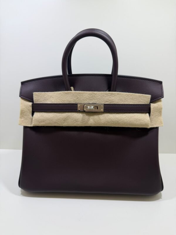 Hermès Birkin 25 veau swift color Rouge sell ( bordeaux )stampa G