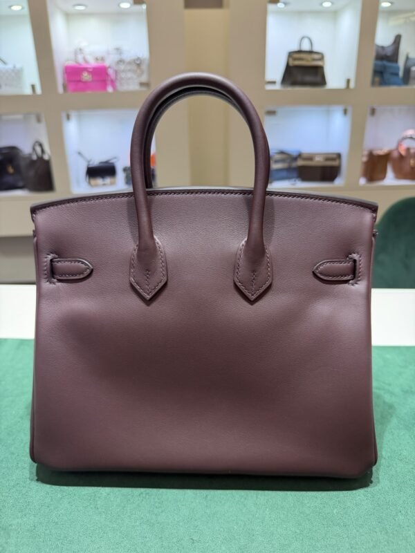 Hermès Birkin 25 veau swift color Rouge sell ( bordeaux )stampa G