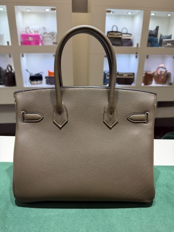 Herm&egrave;s Birkin 30 retourne veau togo colore vert loden ( Verdone casacca militare ) stampa G NUOVA 2026