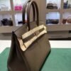Herm&egrave;s Birkin 30 retourne veau togo colore vert loden ( Verdone casacca militare ) stampa G NUOVA 2026