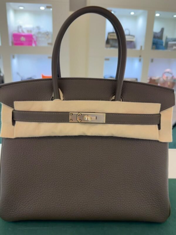Herm&egrave;s Birkin 30 retourne veau togo colore vert loden ( Verdone casacca militare ) stampa G NUOVA 2026