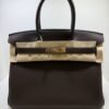 Herm&egrave;s Birkin 30 retourne veau togo colore vert loden ( Verdone casacca militare ) stampa G NUOVA 2026