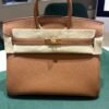 Hermès Birkin 25 retourne veau togo colore gold ( marrone ) stampa G NUOVA 2026