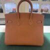 Hermès Birkin 25 retourne veau togo colore gold ( marrone ) stampa G NUOVA 2026