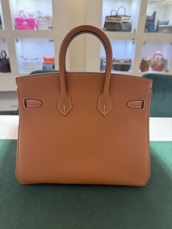 Hermès Birkin 25 retourne veau togo colore gold ( marrone ) stampa G NUOVA 2026