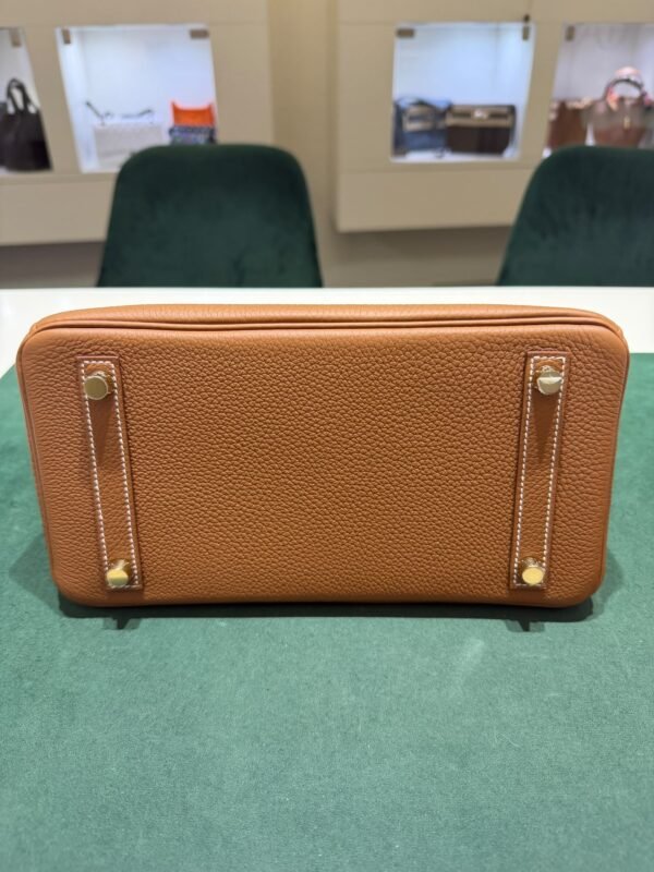Hermès Birkin 25 retourne veau togo colore gold ( marrone ) stampa G NUOVA 2026
