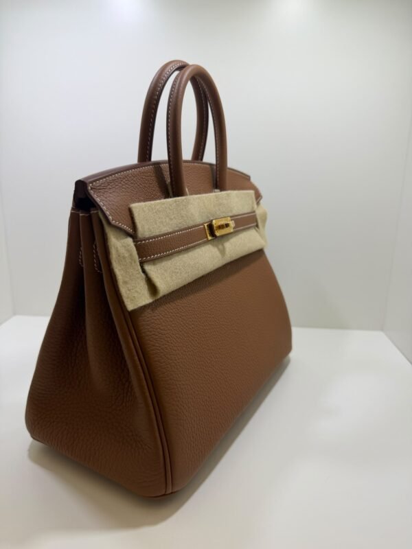 Hermès Birkin 25 retourne veau togo colore gold ( marrone ) stampa G NUOVA 2026