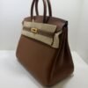 Hermès Birkin 25 retourne veau togo colore gold ( marrone ) stampa G NUOVA 2026