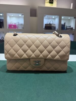 Chanel Classic Double Flap Bag Medium beige