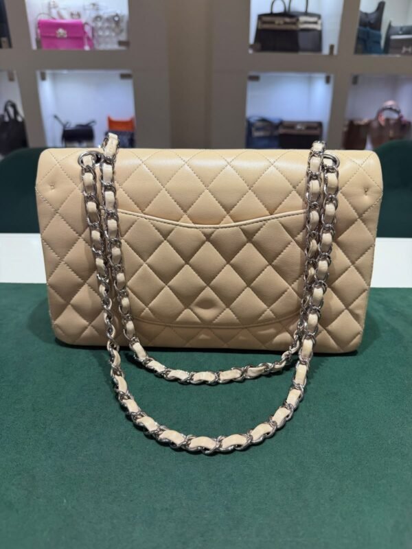 Chanel Classic Double Flap Bag Medium beige