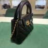 Chanel Mini Kelly ( mini shopping bag ) nera del 2023 hardware dorato condizioni ottime passaporto digitale con scatola dustbag e certificato entrupy