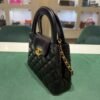 Chanel Mini Kelly ( mini shopping bag ) nera del 2023 hardware dorato condizioni ottime passaporto digitale con scatola dustbag e certificato entrupy