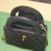 Chanel Mini Kelly ( mini shopping bag ) nera del 2023 hardware dorato condizioni ottime passaporto digitale con scatola dustbag e certificato entrupy