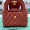 Chanel Mini Kelly ( mini shopping bag ) cognac del 2024 hardware dorato condizioni ottime passaporto digitale con scatola dustbag e certificato