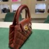 Chanel Mini Kelly ( mini shopping bag ) cognac del 2024 hardware dorato condizioni ottime passaporto digitale con scatola dustbag e certificato
