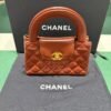 Chanel Mini Kelly ( mini shopping bag ) cognac del 2024 hardware dorato condizioni ottime passaporto digitale con scatola dustbag e certificato