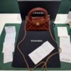 Chanel Mini Kelly ( mini shopping bag ) cognac del 2024 hardware dorato condizioni ottime passaporto digitale con scatola dustbag e certificato