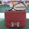 HERMÈS CONSTANCE III MINI MIRO 18 – VEAU EPSOM BORDEAUX – HARDWARE PALLADIO – 2026 full set con scontrino e scatola Hermès.