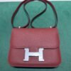 HERMÈS CONSTANCE III MINI MIRO 18 – VEAU EPSOM BORDEAUX – HARDWARE PALLADIO – 2026 full set con scontrino e scatola Hermès.