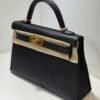 WhatsApp Image 2026-10-24 at 11.24.28 Hermès mini Kelly Sellier epsom color Noir ( nero ) NUOVA 2026 seriale G
