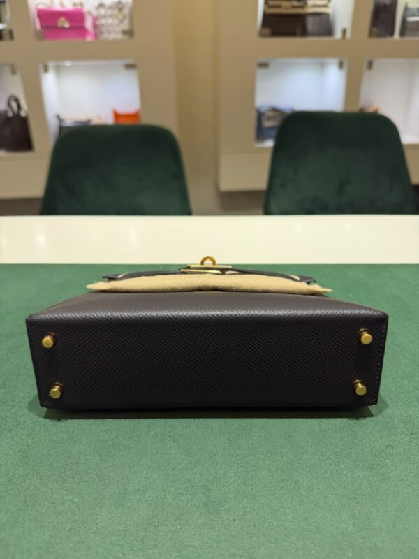 WhatsApp Image 2026-10-24 at 11.24.30 (2) Hermès mini Kelly Sellier epsom color Noir ( nero ) NUOVA 2026 seriale G