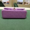 CHANEL Classic Mini Rectangular Flap Bag colore Viola  in pelle Lambskin Hardware Oro del 2022