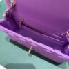 CHANEL Classic Mini Rectangular Flap Bag colore Viola  in pelle Lambskin Hardware Oro del 2022