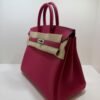 Hermès Birkin 25 retourne veau togo colore Rose mexico ( fuxia ) stampa G NUOVA Settembre 2026 hardware palladio