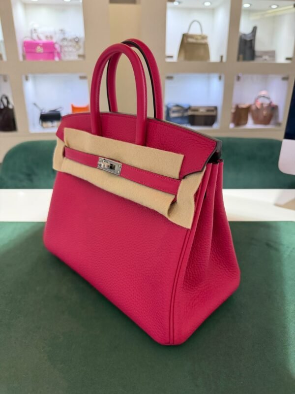 Hermès Birkin 25 retourne veau togo colore Rose mexico ( fuxia ) stampa G NUOVA Settembre 2026 hardware palladio