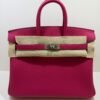 Hermès Birkin 25 retourne veau togo colore Rose mexico ( fuxia ) stampa G NUOVA Settembre 2026 hardware palladio